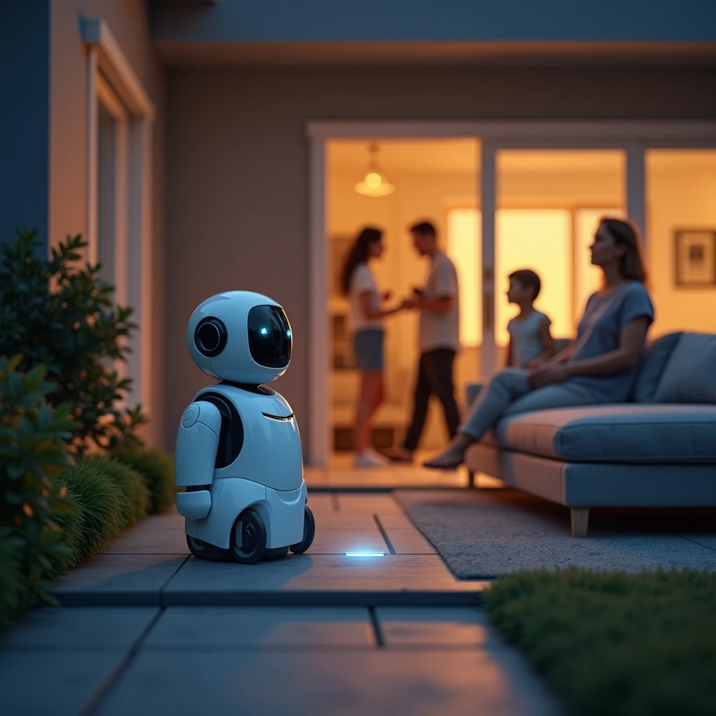 Robotique Domestique Intelligente 4 3 AI Surveillance Robot – A Guardian for a Secure Peaceful Home
