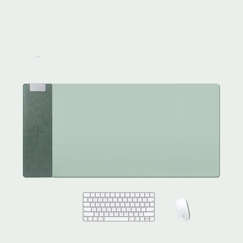 Tapis de Bureau avec Charge Sans Fil – Cuir PU, 15W, Design Élégant et Fonctionnel 7 Tapis de bureau PU avec charge rapide 15W – vue d'ensemble
