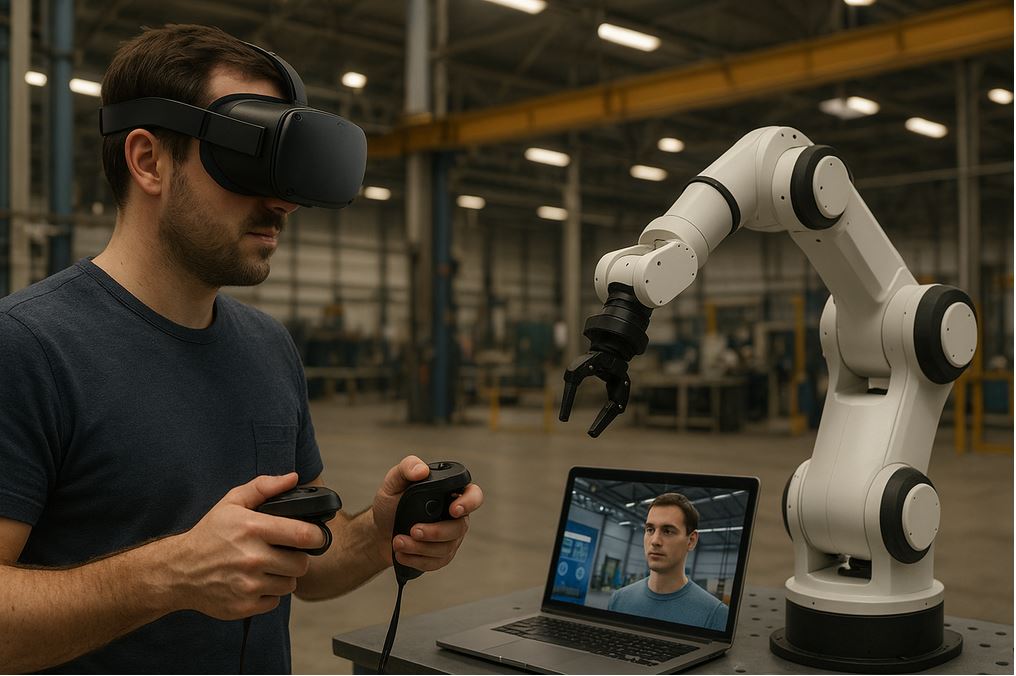2025 10 15 Robotique IA et realite virtuelle vers un monde pilotable a distance
