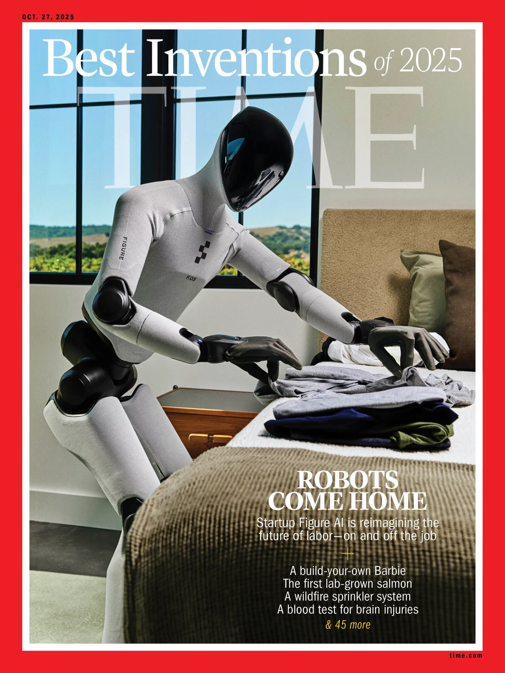 Robots domestiques, IA et sécurité : explorez le futur de l’assistance intelligente au quotidien pour particuliers et professionnels. 1 2025 10 25 TIM251027 COVER ROBOT FINAL4 scaled